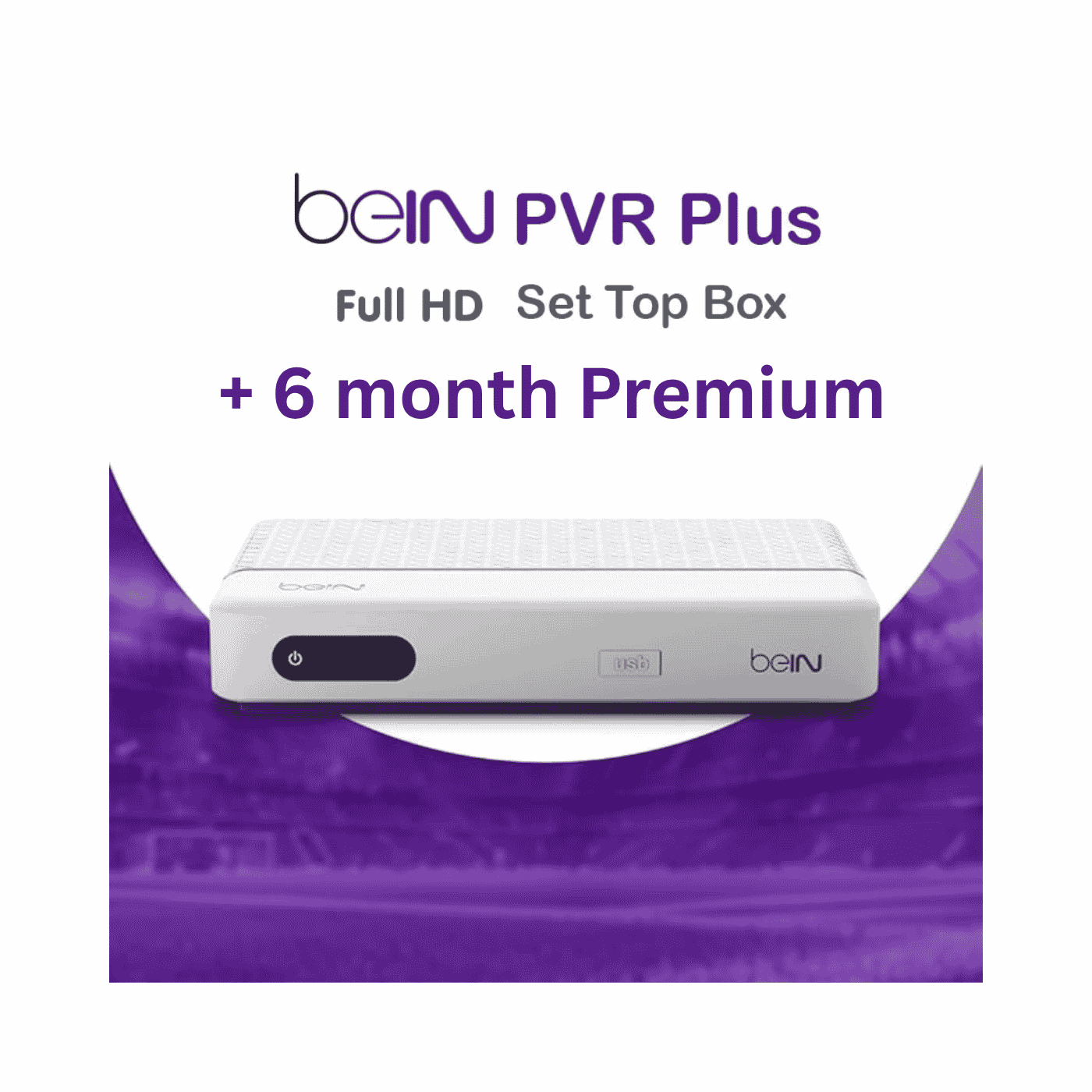 BAIN Premium 6 Month With beIN PVR Plus Receiver