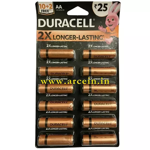 Duracell AA Chotta Power 1.5V Alkaline , Buy 10 get 2 Free Pack Duracell AA Chotta Power 1.5V Alkaline , Buy 10 get 2 Free Pack