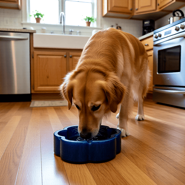 Blue Pawprint Resin Ashtray
