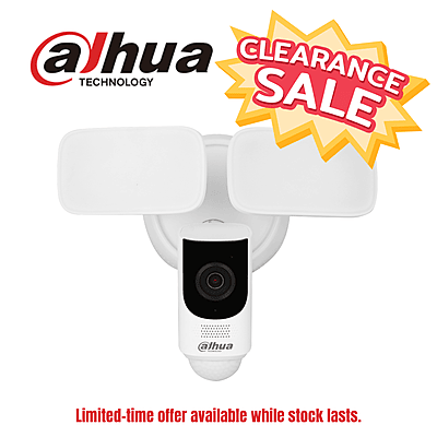 [CLERANCE] Dahua 4MP Fixed-focal Floodlight WiFi Camera