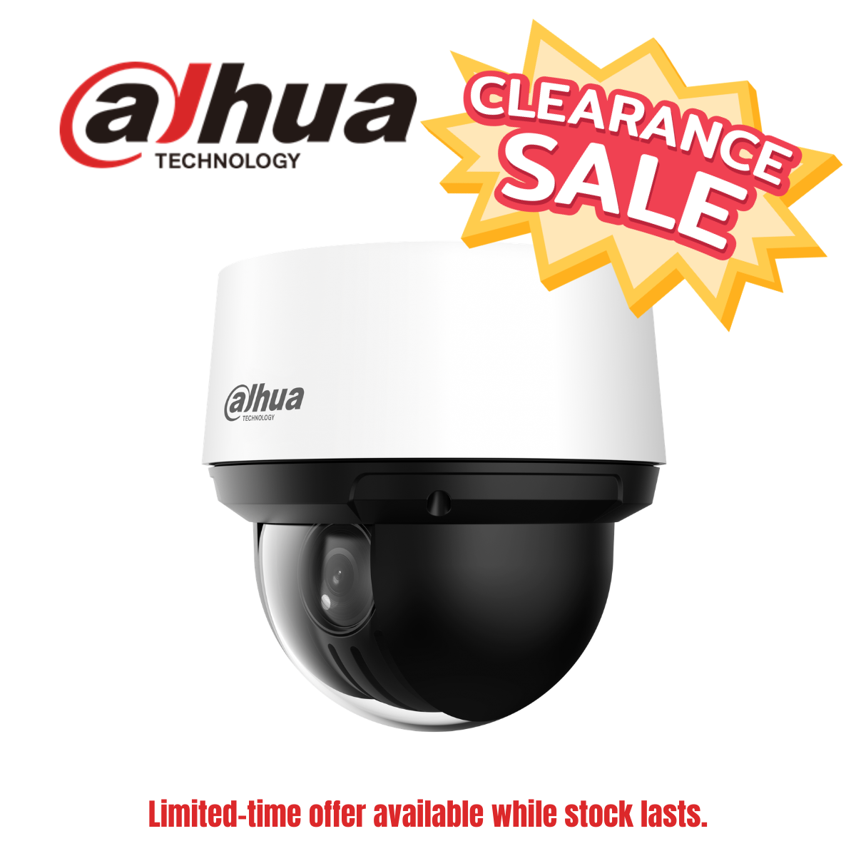 [CLERANCE]Dahua 4MP 25x Starlight IR WizSense Network PTZ Camera