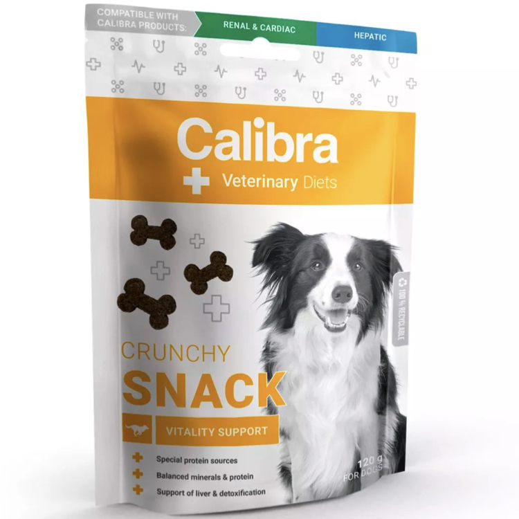 Calibra VD Dog Crunchy Snack Vitality Support 120g Calibra VD Dog Crunchy Snack Vitality Support 120g