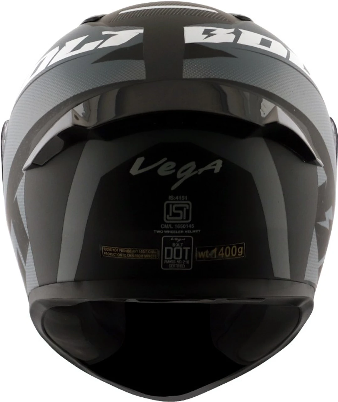 VEGA BOLT MACHO DULL BLACK GREY C/V (L) VEGA BOLT MACHO DULL BLACK GREY C/V (L)