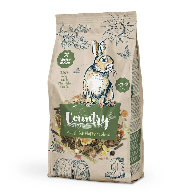 Witte Molen Country Rabbit Muesli for Fluffy Rabbits