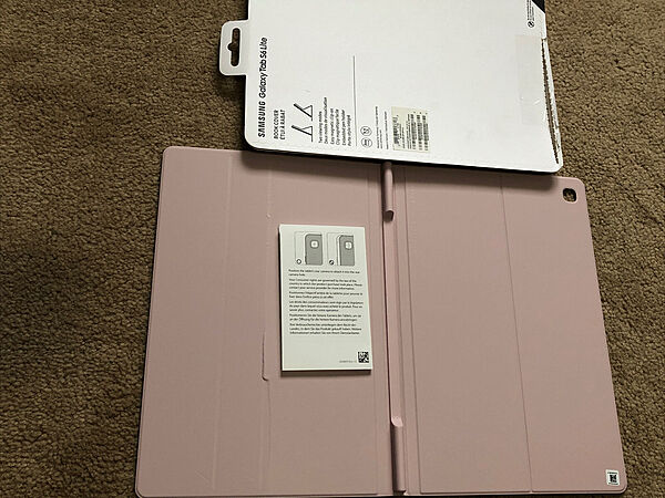 Étui Book Cover de Samsung pour Galaxy Tab S6 Lite - Rose Remis à neuf