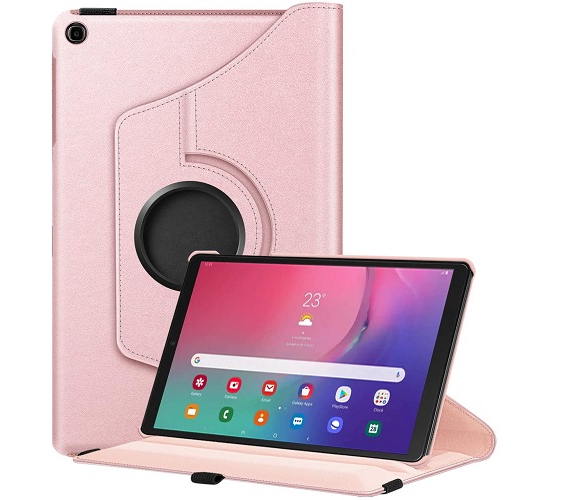 Étui Huawei MediaPad T5 10.1 Rose Gold - Intelligente avec Socle Pivotant à 360 Degrés