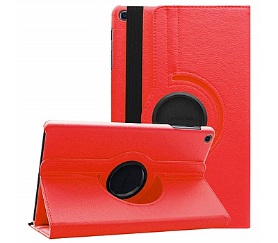 Étui Huawei MediaPad T5 10.1 Rouge - Intelligente avec Socle Pivotant à 360 Degrés