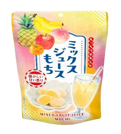 Seiki Mixed Juice Mochi Stand Pack 130g_4/12/4.2oz