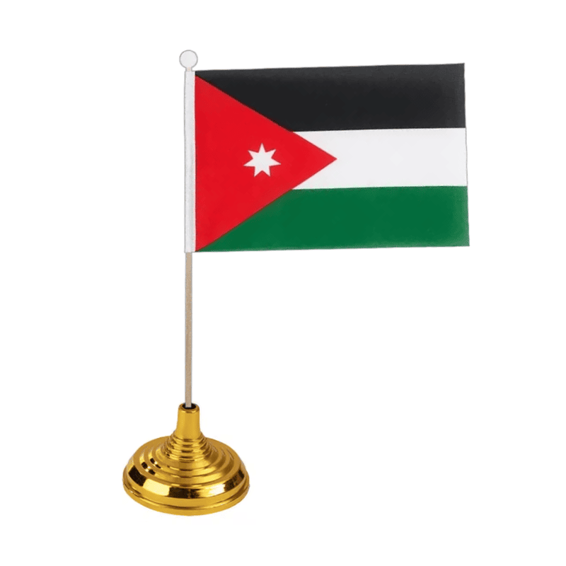 Round flag base