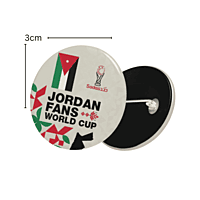 JORDAN World Cup 2026 Fans Pin 3cm