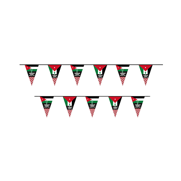 Jordan triangle flag rope