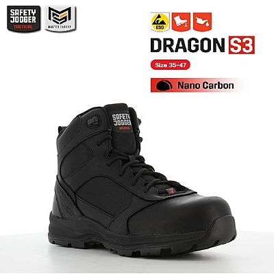 รองเท้าคอมแบท Safety Jogger รุ่น DRAGON รองเท้าตำรวจ รองเท้าหัวเหล็ก รองเท้าหุ้มข้อ รองเท้าเดินป่า