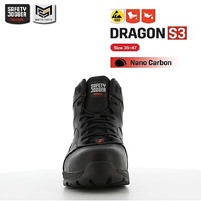 รองเท้าคอมแบท Safety Jogger รุ่น DRAGON รองเท้าตำรวจ รองเท้าหัวเหล็ก รองเท้าหุ้มข้อ รองเท้าเดินป่า