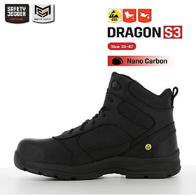 รองเท้าคอมแบท Safety Jogger รุ่น DRAGON รองเท้าตำรวจ รองเท้าหัวเหล็ก รองเท้าหุ้มข้อ รองเท้าเดินป่า