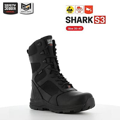 รองเท้าคอมแบท Safety Jogger รุ่น SHARK รองเท้านิรภัย รองเท้าตำรวจ รองเท้าบูท รองเท้าเดินป่า