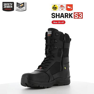 รองเท้าคอมแบท Safety Jogger รุ่น SHARK รองเท้านิรภัย รองเท้าตำรวจ รองเท้าบูท รองเท้าเดินป่า
