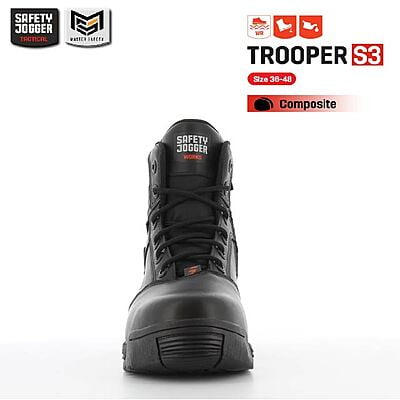 รองเท้าคอมแบท Safety Jogger รุ่น TROOPER รองเท้าทหาร รองเท้าตำรวจ รองเท้าบูท รองเท้าเดินป่า