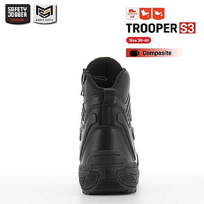 รองเท้าคอมแบท Safety Jogger รุ่น TROOPER รองเท้าทหาร รองเท้าตำรวจ รองเท้าบูท รองเท้าเดินป่า