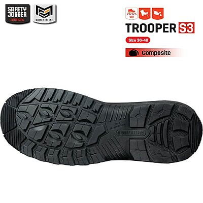 รองเท้าคอมแบท Safety Jogger รุ่น TROOPER รองเท้าทหาร รองเท้าตำรวจ รองเท้าบูท รองเท้าเดินป่า
