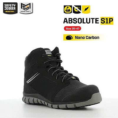 รองเท้าเซฟตี้ Safety Jogger รุ่น ABSOLUTE รองเท้าหัวเหล็ก รองเท้าหุ้มข้อ รองเท้ากันลื่น