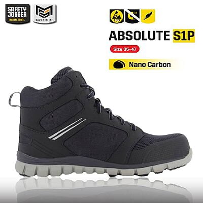 รองเท้าเซฟตี้ Safety Jogger รุ่น ABSOLUTE รองเท้าหัวเหล็ก รองเท้าหุ้มข้อ รองเท้ากันลื่น
