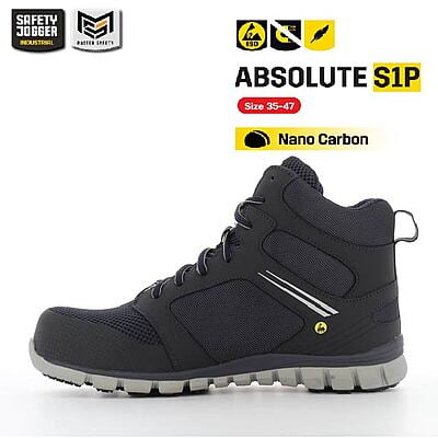 รองเท้าเซฟตี้ Safety Jogger รุ่น ABSOLUTE รองเท้าหัวเหล็ก รองเท้าหุ้มข้อ รองเท้ากันลื่น
