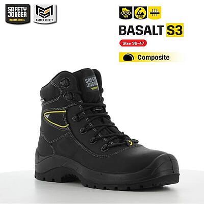 รองเท้าเซฟตี้ Safety Jogger รุ่น BASALT รองเท้านิรภัย รองเท้าหัวเหล็ก รองเท้าหนัง รองเท้าเดินป่า
