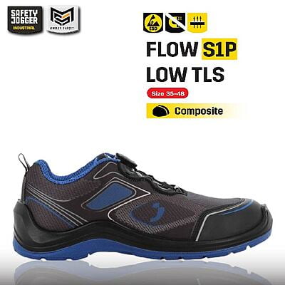 รองเท้าเซฟตี้ปรับหมุน Safety Jogger รุ่น FLOW รองเท้านิรภัย รองเท้าหัวเหล็ก รองเท้ากันลื่น