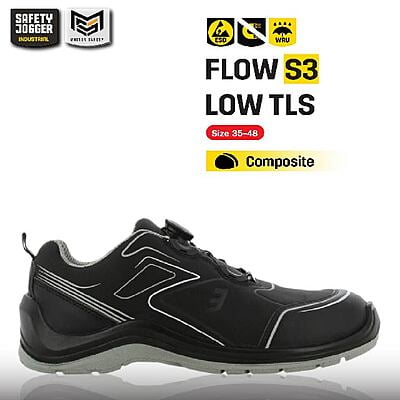 รองเท้าเซฟตี้ Safety Jogger รุ่น FLOW รองเท้านิรภัย รองเท้าหุ้มส้น รองเท้าหัวเหล็ก รองเท้ากันลื่น