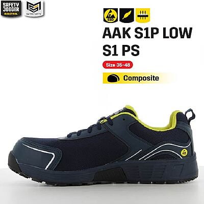 รองเท้าเซฟตี้ Safety Jogger  รุ่น AAK รองเท้านิรภัย รองเท้าหัวเหล็ก รองเท้าหุ้มส้น รองเท้ากันลื่น