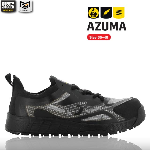 รองเท้าเซฟตี้ Safety Jogger  รุ่น AZUMA รองเท้านิรภัย รองเท้าหัวพลาสติก รองเท้ากันลื่น