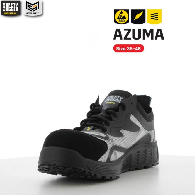 รองเท้าเซฟตี้ Safety Jogger  รุ่น AZUMA รองเท้านิรภัย รองเท้าหัวพลาสติก รองเท้ากันลื่น