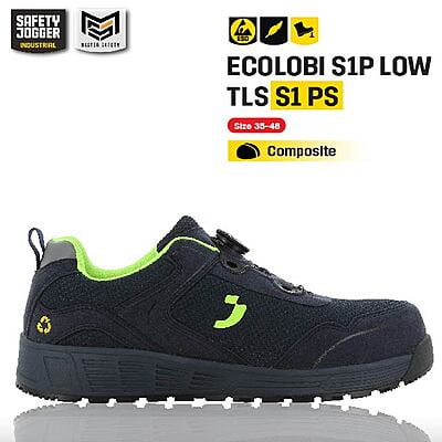 รองเท้าเซฟตี้ Safety Jogger  รุ่น ECOLOBI รองเท้านิรภัย รองเท้าหัวเหล็ก รองเท้ากันลื่น