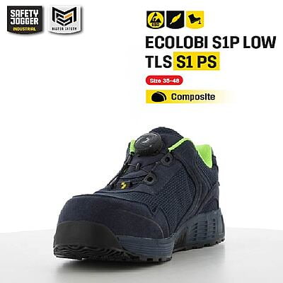 รองเท้าเซฟตี้ Safety Jogger  รุ่น ECOLOBI รองเท้านิรภัย รองเท้าหัวเหล็ก รองเท้ากันลื่น