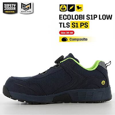 รองเท้าเซฟตี้ Safety Jogger  รุ่น ECOLOBI รองเท้านิรภัย รองเท้าหัวเหล็ก รองเท้ากันลื่น