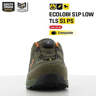 รองเท้าเซฟตี้ Safety Jogger  รุ่น ECOLOBI รองเท้านิรภัย รองเท้าหัวเหล็ก รองเท้ากันลื่น