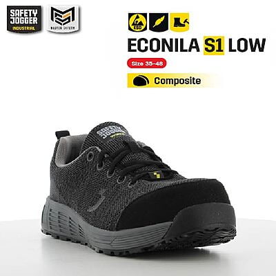 รองเท้าเซฟตี้ Safety Jogger รุ่น ECONILA S1 รองเท้านิรภัย  รองเท้าหุ้มส้น รองเท้ารีไซเคิล