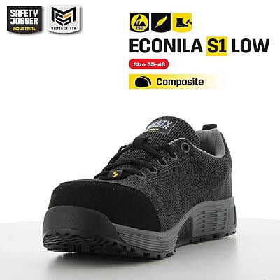 รองเท้าเซฟตี้ Safety Jogger รุ่น ECONILA S1 รองเท้านิรภัย  รองเท้าหุ้มส้น รองเท้ารีไซเคิล