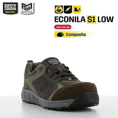 รองเท้าเซฟตี้ Safety Jogger รุ่น ECONILA S1 รองเท้านิรภัย  รองเท้าหุ้มส้น รองเท้ารีไซเคิล
