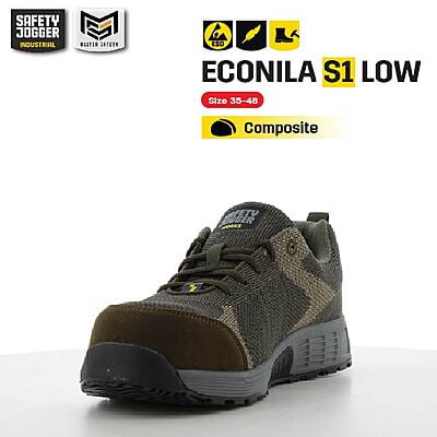 รองเท้าเซฟตี้ Safety Jogger รุ่น ECONILA S1 รองเท้านิรภัย  รองเท้าหุ้มส้น รองเท้ารีไซเคิล