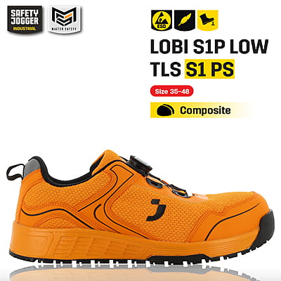 รองเท้าเซฟตี้ Safety Jogger  รุ่น LOBI รองเท้านิรภัย รองเท้าหัวเหล็ก รองเท้ากันลื่น