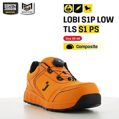 รองเท้าเซฟตี้ Safety Jogger  รุ่น LOBI รองเท้านิรภัย รองเท้าหัวเหล็ก รองเท้ากันลื่น