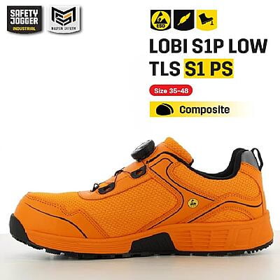 รองเท้าเซฟตี้ Safety Jogger  รุ่น LOBI รองเท้านิรภัย รองเท้าหัวเหล็ก รองเท้ากันลื่น