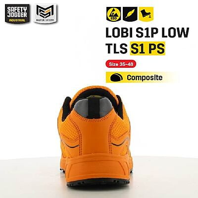 รองเท้าเซฟตี้ Safety Jogger  รุ่น LOBI รองเท้านิรภัย รองเท้าหัวเหล็ก รองเท้ากันลื่น