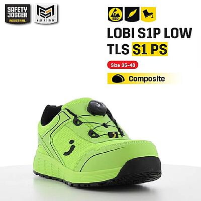 รองเท้าเซฟตี้ Safety Jogger  รุ่น LOBI รองเท้านิรภัย รองเท้าหัวเหล็ก รองเท้ากันลื่น