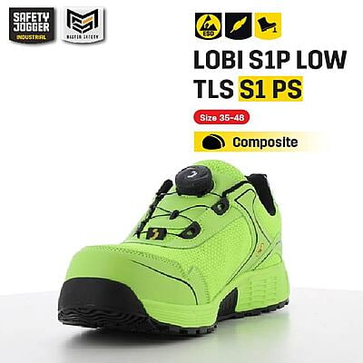 รองเท้าเซฟตี้ Safety Jogger  รุ่น LOBI รองเท้านิรภัย รองเท้าหัวเหล็ก รองเท้ากันลื่น