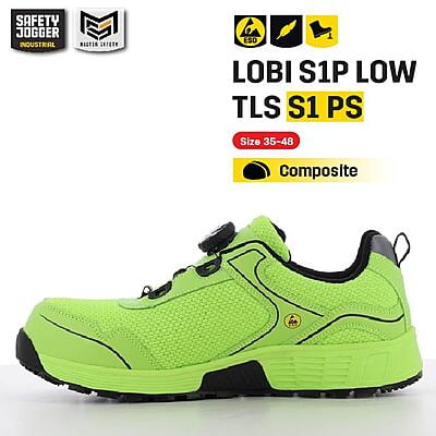 รองเท้าเซฟตี้ Safety Jogger  รุ่น LOBI รองเท้านิรภัย รองเท้าหัวเหล็ก รองเท้ากันลื่น