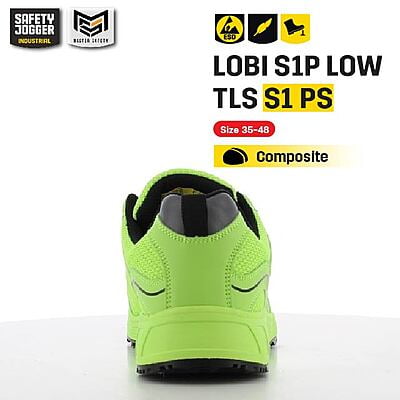 รองเท้าเซฟตี้ Safety Jogger  รุ่น LOBI รองเท้านิรภัย รองเท้าหัวเหล็ก รองเท้ากันลื่น