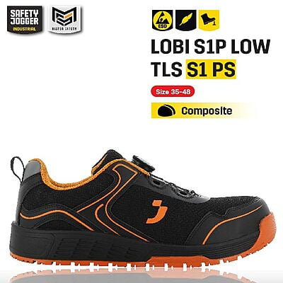 รองเท้าเซฟตี้ Safety Jogger  รุ่น LOBI รองเท้านิรภัย รองเท้าหัวเหล็ก รองเท้ากันลื่น