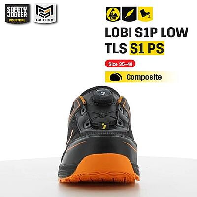 รองเท้าเซฟตี้ Safety Jogger  รุ่น LOBI รองเท้านิรภัย รองเท้าหัวเหล็ก รองเท้ากันลื่น